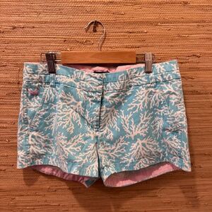Southern Marsh Coral Print Shorts – Size 4